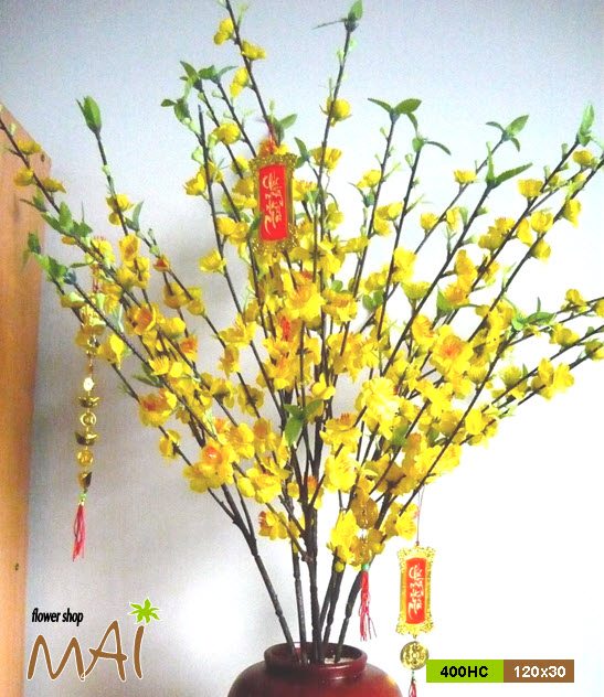 Cành hoa mai 400HC2