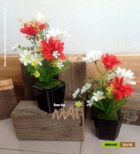 Lọ hoa cúc giả để bàn 595HN3