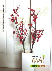 Cành đào cổ trang trí 120cm 535DT