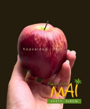 Trái táo Mỹ giả màu đỏ 652TC