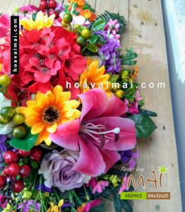 Khay hoa vải 562HV2