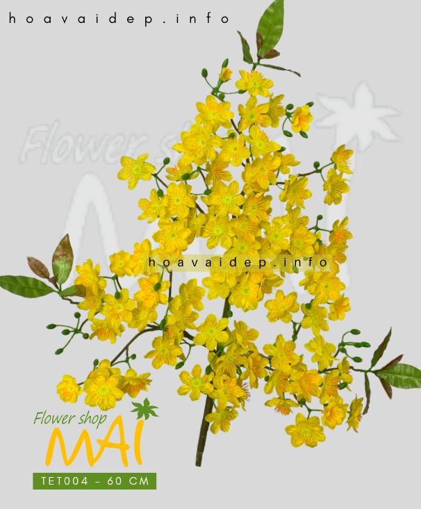 Cành mai Tết giả để ghép thành cây TET004