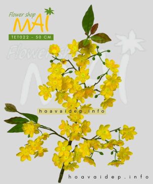 Cành mai Tết giả để tạo cây mai TET022