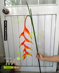 Cành chuối pháo 1 nhánh 703HC2 chất liệu cao su