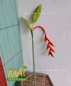 Cành chuối pháo giả đẹp như thật 703HC4