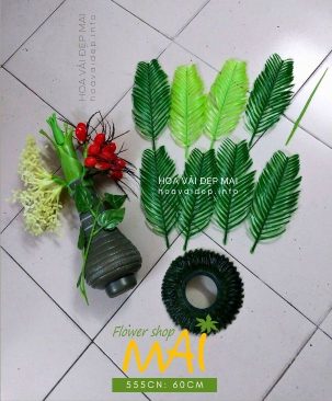 Cây cau giả để bàn kèm dây trầu cuốn 555CN