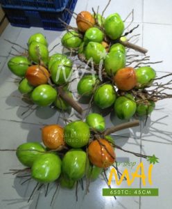 Buồng dừa dâu giả 12 trái 650TC