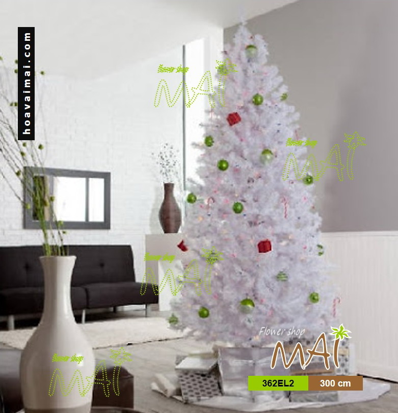 Cây thông Noel trắng 3m giá tốt nhất 362EL2