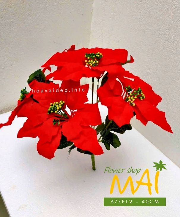 Bụi hoa trạng nguyên nhung 5 bông 377EL2