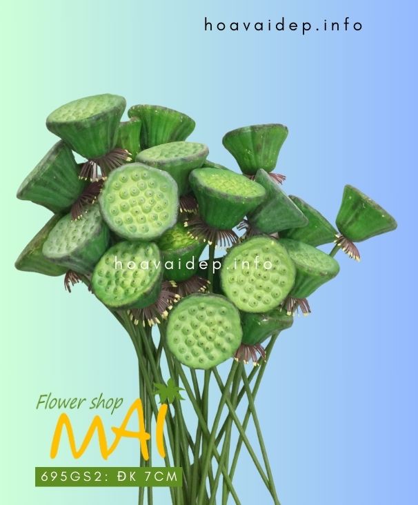 Cành gương sen giả 659BGS2