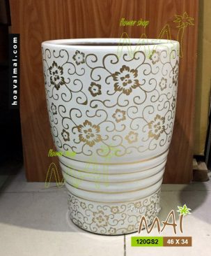 Chậu sứ kiểu cao 120GS