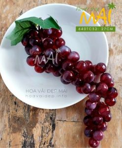 Chùm nho giả trái tròn tươi ngon 640TC32