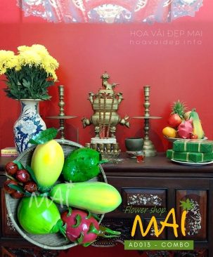 Combo ngũ quả cầu dừa đủ sung AD013