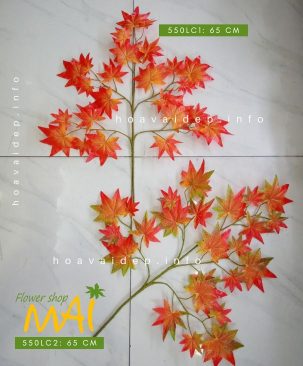 Cành lá phong giả 2 loại