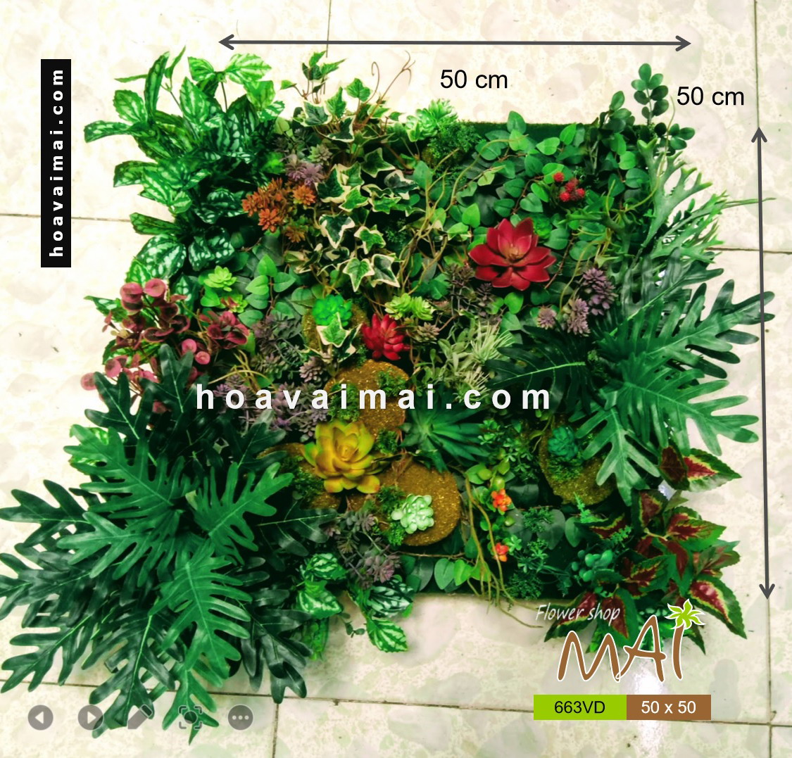 Vườn treo sen đá 663VD