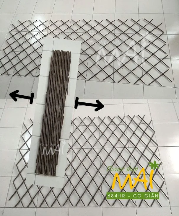 Hàng rào trang trí co giãn hơn 2m 684HR