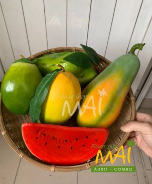 Trái cây giả ngũ quả ngày Tết AD011