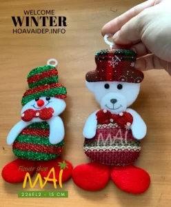Combo 2 món đồ trang trí Noel treo 226EL