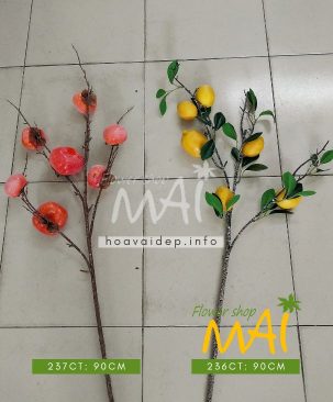 Nhành cây quả hồng giả 7 trái 237CT