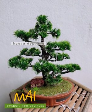 Cây tùng bonsai giả để bàn 225BST