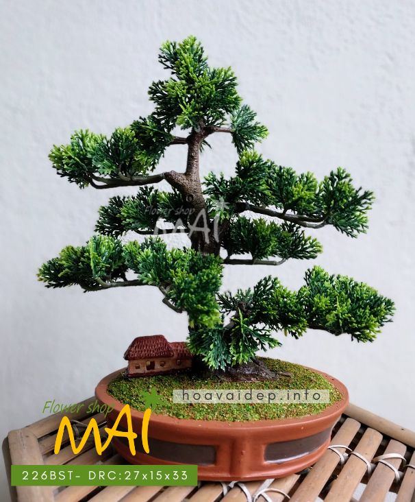 Cây tùng bonsai nhân tạo để bàn 226BST