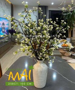 Cành sơ ri cổ trái trắng tuyết 238CT