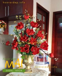 Bình hoa mộc lan giả tinh tế cổ điển 242HL