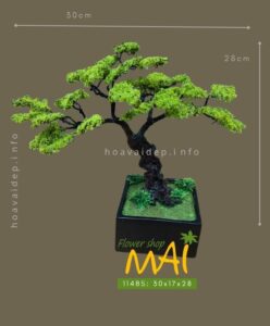 Mô hình cây bonsai cổ thụ trang trí bàn trà 114BS