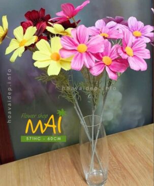 Cành hoa bướm bông to 10cm 571HC